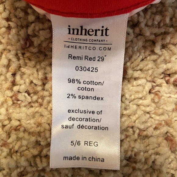 Inherit Clothing New with tags Remi skirt in Red - Picture 5 of 5